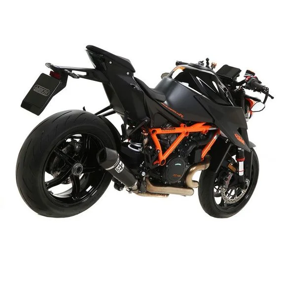 Silencieux Arrow X-Kone nichrom dark embout carbone Ref : 71916XKN / 71916XKNR