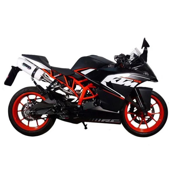 Silencieux GPR ALBUS WHITE CATAKTM 125 RC 125 ABS – 2014 – 2016Ref : KTM.71.ALB