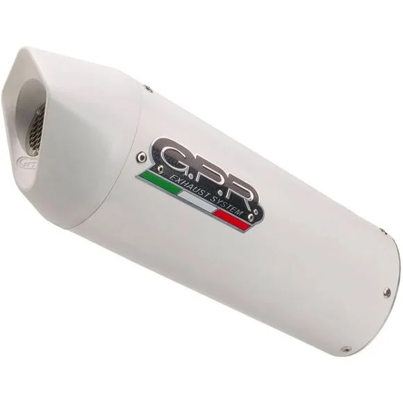 Silencieux GPR ALBUS WHITE EVO4SUZUKI 1000 GSX-S 1000 GT – 2022 – 2024Ref : GPR0918 / E5.S.192.GT.ALBE4
