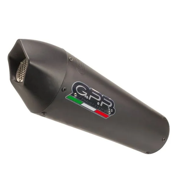Silencieux GPR GP EVO4 BLACK TITANIUM – Gris / NoirDUCATI 937 MULTISTRADA V2 S – 2022 – 2025Ref : GPR0576 / E5.D.139.GPAN.BLT