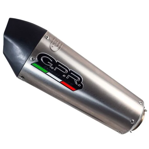 Silencieux GPR GP EVO4 TITANIUM – GrisBENELLI 500 TRK 502 – 2021 – 2025Ref : GPR0254 / E5.BE.24.CAT.GPAN.TO