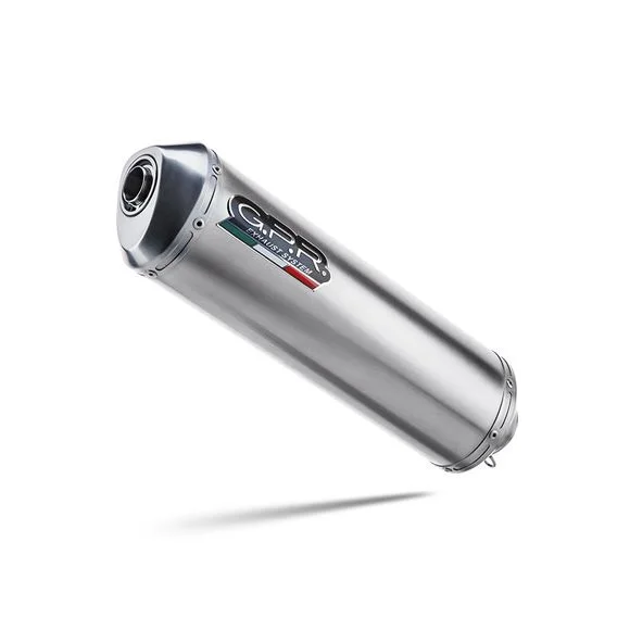 Silencieux GPR SATINOX – GrisSUZUKI 650 DR 650 SE – 2012 – 2014Ref : GPR1015 / S.54.1.SAT