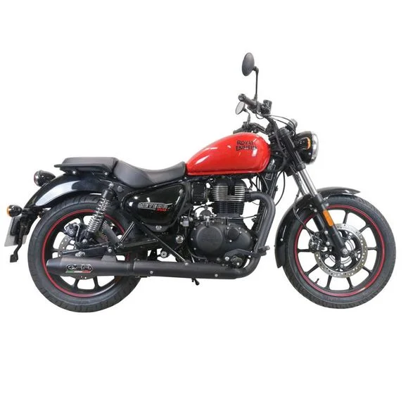 Silencieux GPR ULTRACONE NERO – NoirROYAL ENFIELD 350 METEOR 350 – 2021 – 2024Ref : GPR0293 / ROY.10.CAT.ULTRA.BL