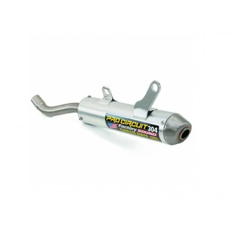 Silencieux PRO CIRCUIT 304 alu brosse/casquette inox Suzuki RM125