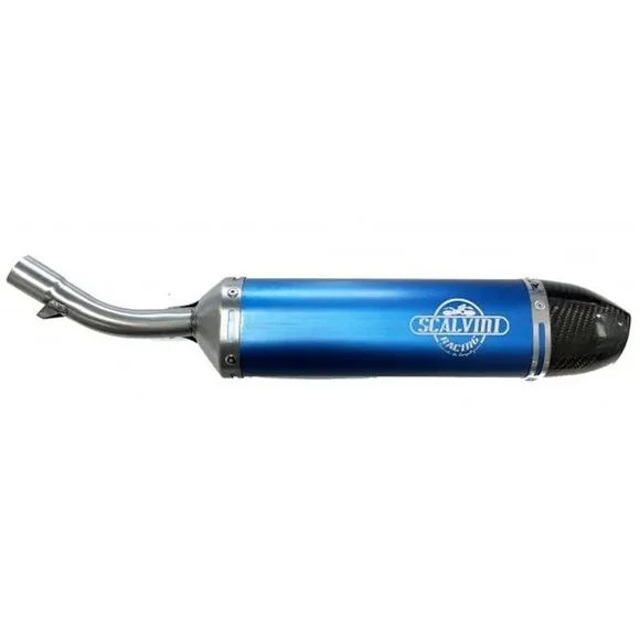 Silencieux Scalvini CARBON LOOK – Bleu Ref : SCV0198 / 02.0706021964