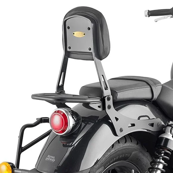 Sissy bar Givi noir verni – NoirROYAL ENFIELD 650 SUPER METEOR 650 – 2023 – 2025Ref : GI1737 / TS9058B