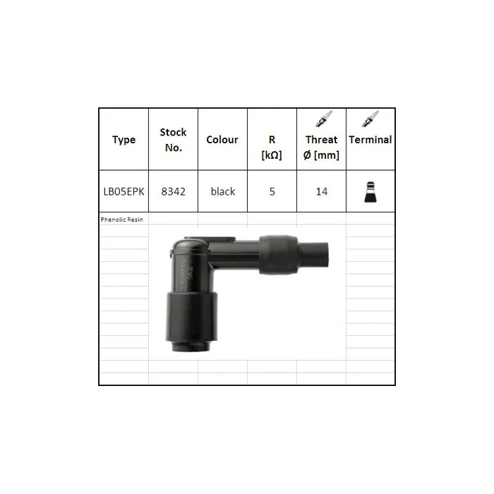 SPARK CAP NGK LB05EPK