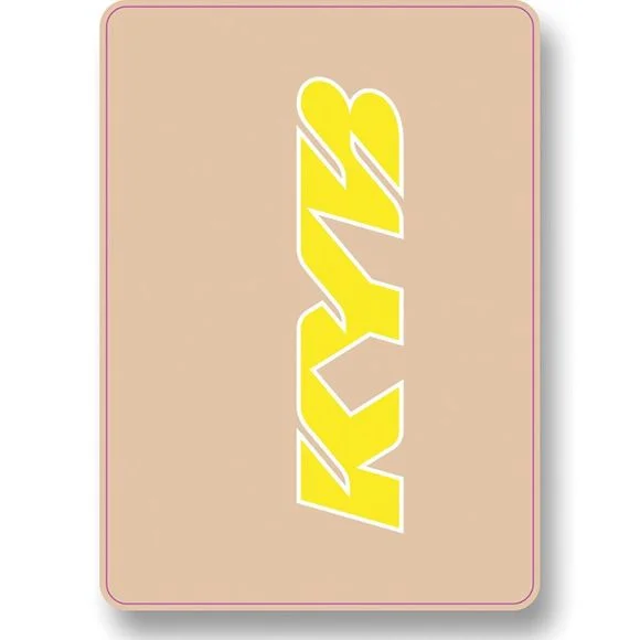 Stickers de fourche D’cor KYB – Jaune Ref : DCO0023 / 40-80-133