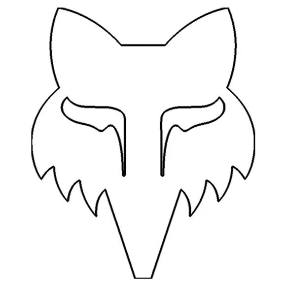 Stickers Fox FOX HEAD 7″ – DIE CUT VINYL – Blanc Ref : FX4892 / 32527-008-OS