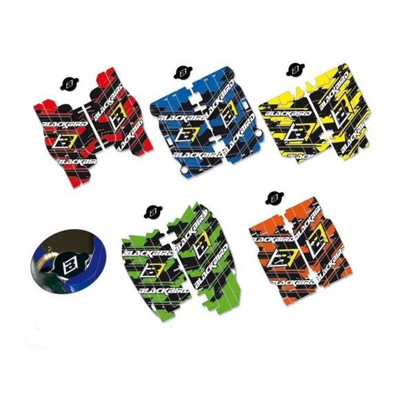 Stickers grille de radiateur Blackbird – RougeHONDA 450 CRF 450 R (PE05) – 2013 – 2016Ref : 78800132 / 1062957