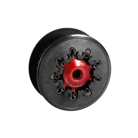 Supermoto anti-hop clutch