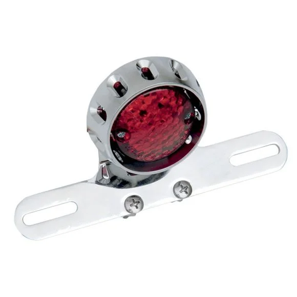 Support de plaque Drag Specialties avec feux arrière à led Universel – Gris Ref : DRG0102