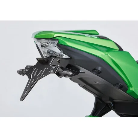 Support de plaque PROTECH V-SHAPE KAWASAKI Z900 2017-2021 Z H2 2020-2021