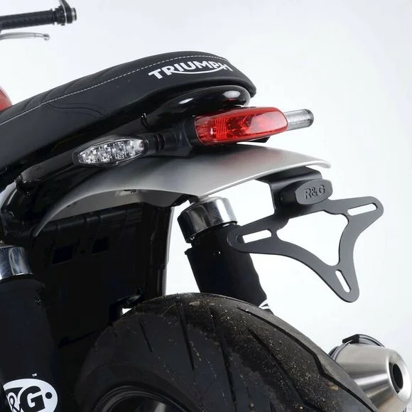 Support de plaque R&G Racing noirTRIUMPH 1200 SPEED TWIN 1200 ABS – 2019 – 2024Ref : RGR00877A / 1091518