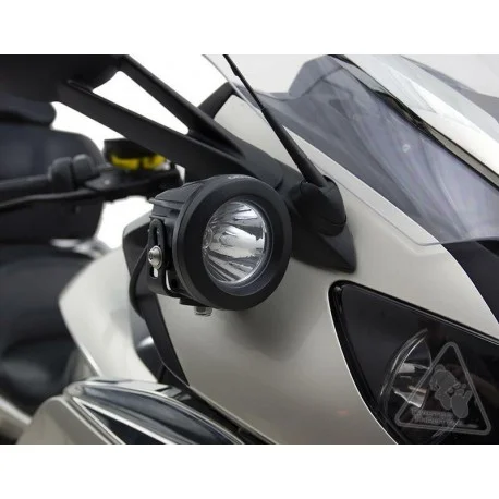 Support eclairage additionnel moto pour retroviseurs DENALI BMW K1600 2011-2024