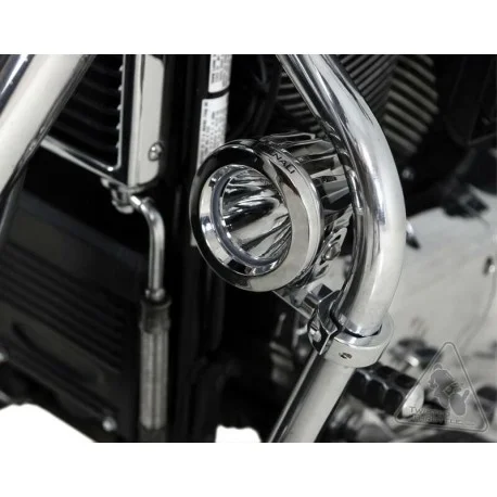 Support eclairage moto universel DENALI pour pare carter 32-38mm