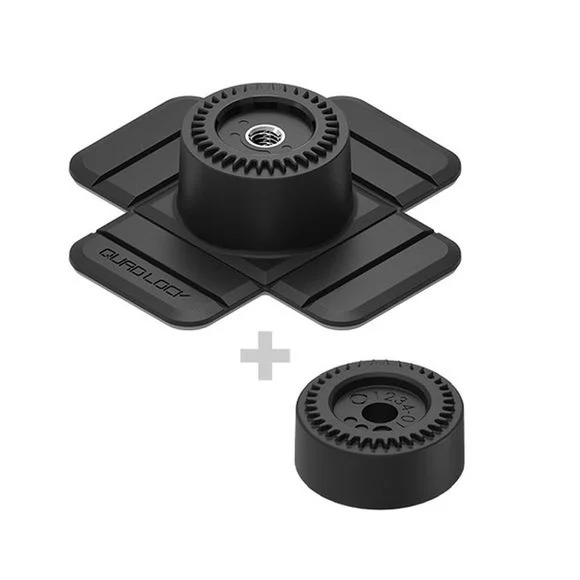 Support Smartphone Quad Lock QLP-360-FAB base adhésif flexible Universel – Noir Ref : QDL0107 / 1118125