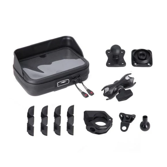 Support Smartphone SW-MOTECH UNIVERSEL AVEC PHONE CASE Universel – Noir Ref : GPS.00.308.35200