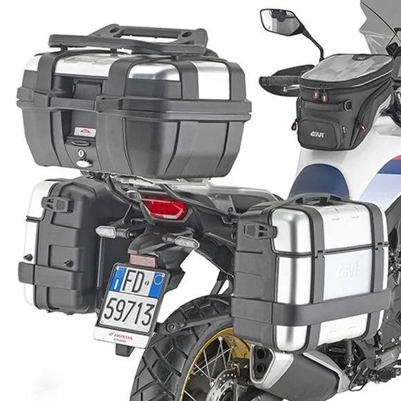Support valises Givi PL ONE FIT MONOKEYHONDA 750 XL 750 TRANSALP – 2023 – 2025Ref : GI1713 / PLO1201MK