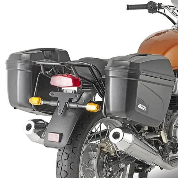 Support valises Givi type Monokey pour valises E22ROYAL ENFIELD 650 INTERCEPTOR 650 – 2018 – 2024Ref : PL9051