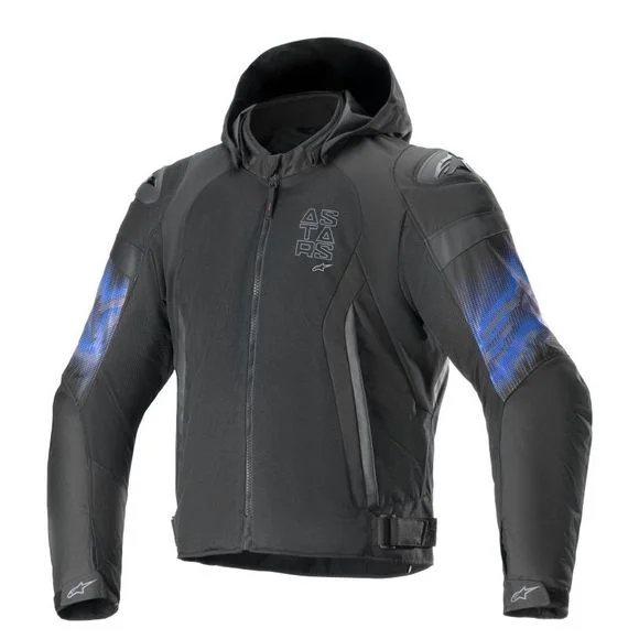 Sweat moto Alpinestars ZACA AIR VENOM WP – Noir / Bleu Ref : AP3304