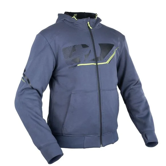 Sweat moto Oxford SUPER HOODIE 2.0 – Gris / Noir Ref : OD0312