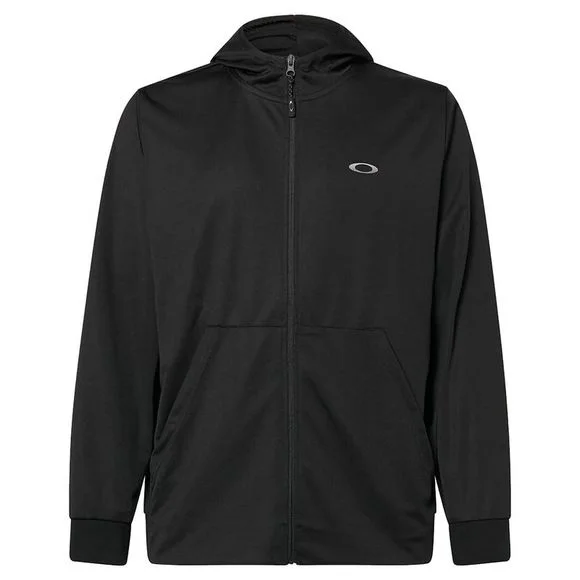 Sweat Oakley FOUNDATIONAL FZ HOODIE 3.0 Blackout – Noir Ref : OK1811