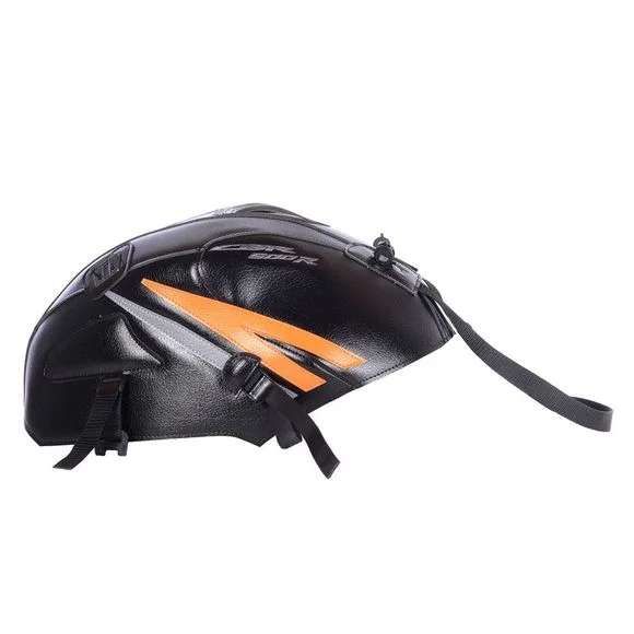 Tapis de réservoir Bagster NOIR/ORANGE CLAIR/ACIERHONDA 500 CBR 500 R ABS (PC44) – 2016Ref : 1710C