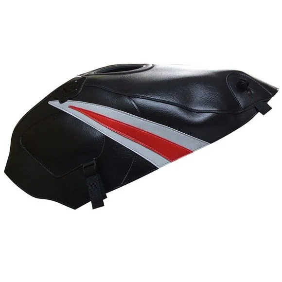 Tapis de réservoir Bagster Noir/Pointe Grise Claire et RougeSUZUKI 500 GS 500 E – 2005Ref : 1430J
