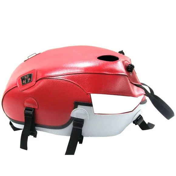 Tapis de réservoir Bagster Rouge/Perle/Liseré NoirTRIUMPH 865 SCRAMBLER 865 EFI – 2015 – 2018Ref : 1566Z4