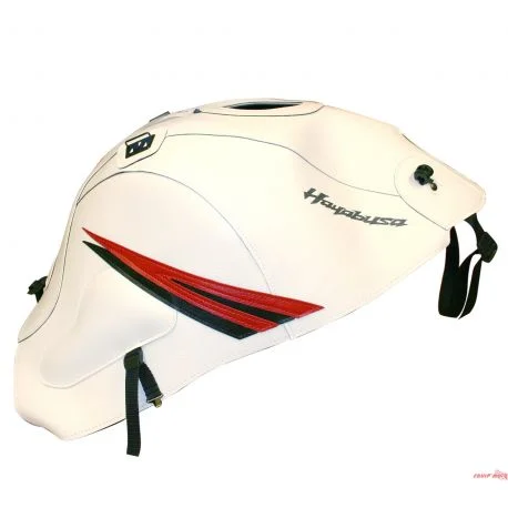 Tapis de reservoir BAGSTER SUZUKI HAYABUSA 2008 BLANC/ROUGE/ACIER