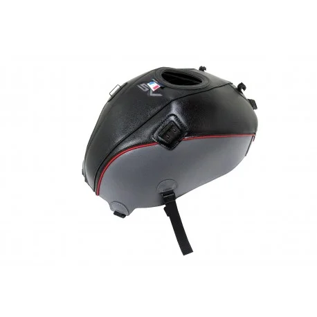 Tapis de reservoir BAGSTER SUZUKI SV650 2015-2023 NOIR/ORAGE/LISERE ROUGE