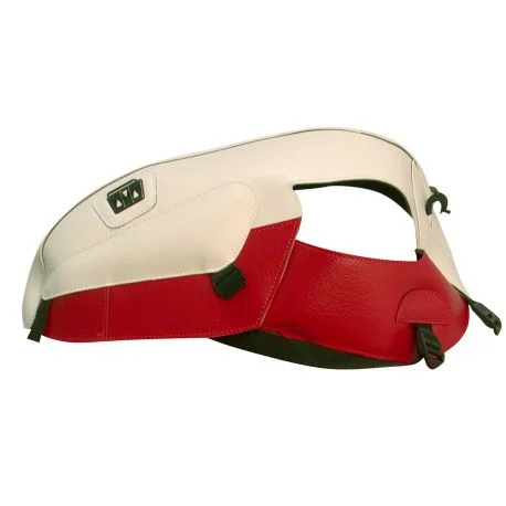 Tapis de reservoir BAGSTER TRIUMPH SCRAMBLER 2006-2007 BLANC / ROUGE FONCE