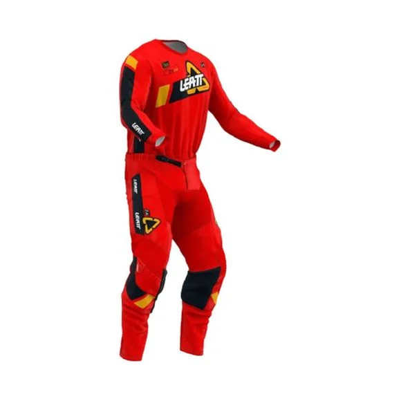 Tenue cross Leatt 3.5 RIDE KIT MAILLOT+PANTALON 2024 – Noir / Rouge Ref : LB0756