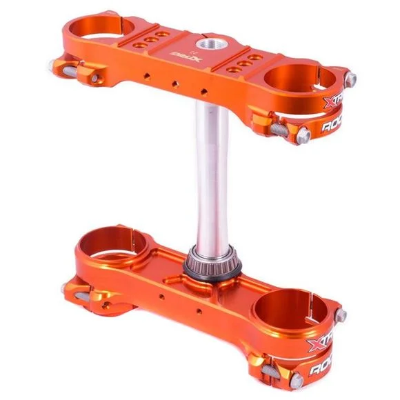 Tés de fourche Xtrig supérieur / inférieur X-Trig ROCS Orange Ref : 447054 / 1081069001