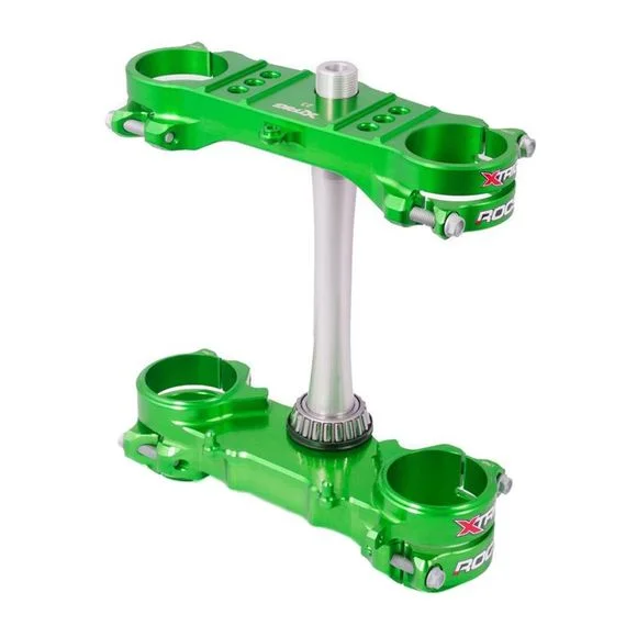 Tés de fourche Xtrig supérieur / inférieur X-Trig ROCS Vert Ref : 447062 / 1081071002