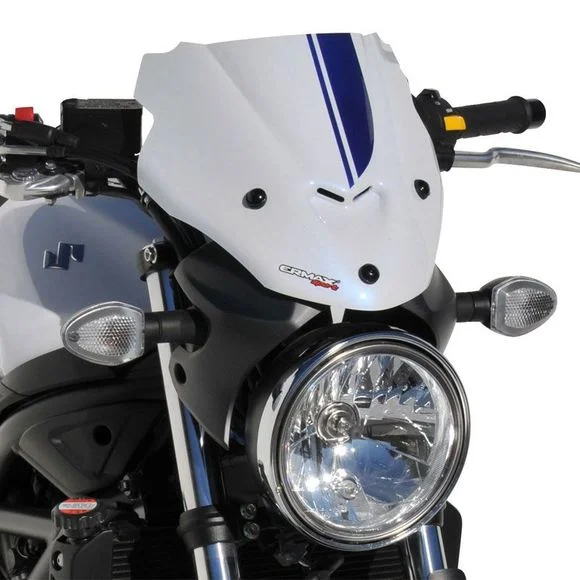 Tête de fourche Ermax SUZUKI SV 650 N 2016- – Blanc / Bleu Ref : EM1786