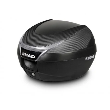 top case moto scooter SHAD SH 34 CARBON