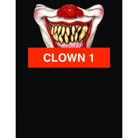 Tour de cou multifonctionnel en microfibres clown