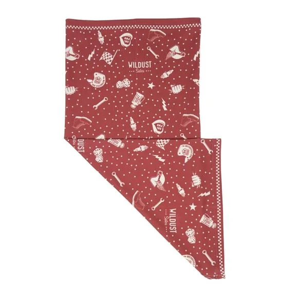 Tour de cou Wildust RED CHILI – Rouge / Blanc Ref : WILD0008 / NWSS201