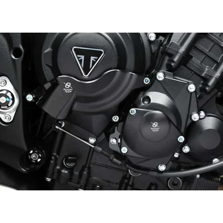 TRIUMPH STREET TRIPLE 765 RIGHT SIDE ENGINE COVER PROTECTION ALUMINUM BONAMICI SIZE MASS