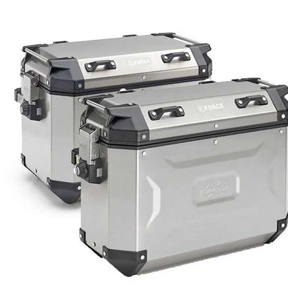 Valise Kappa K-FORCE 37/48 Litres ALU par paire Universel Ref : KP1230 / KFR4837APACK2
