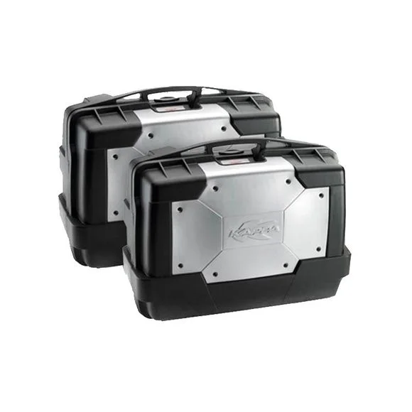 Valise Kappa MONOKEY KGR46 GARDA Universel – Noir / Gris Ref : KP0008 / KGR46PACK2