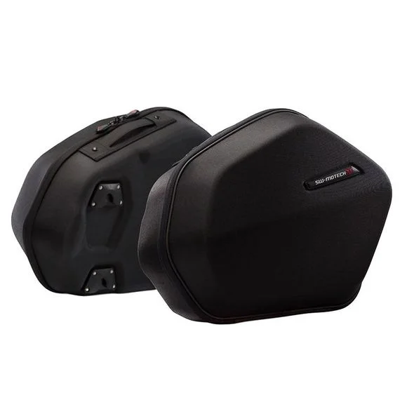 Valise SW-MOTECH AERO ABS AVEC SUPPORT (2 x 25 Litres) – Noir Ref : KFT.01.942.60101/B