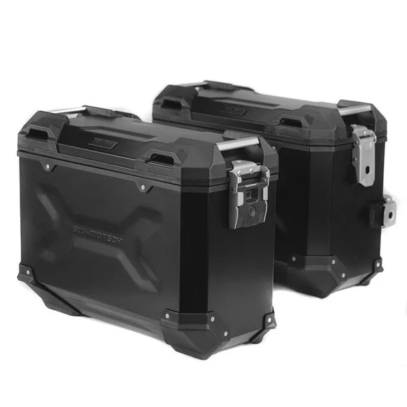 Valise SW-MOTECH KIT COMPLET TRAX ADVENTURE Noir 37/37 L – NoirHONDA 750 XL 750 TRANSALP – 2023 – 2025Ref : SWM0128 / KFT.01.070.70000/B