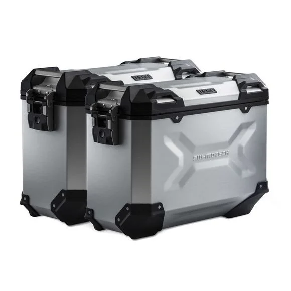 Valise SW-MOTECH TRAX ADV 45 AVEC SUPORT ET ACCESSOIRES – Gris Ref : KFT.01.400.70101