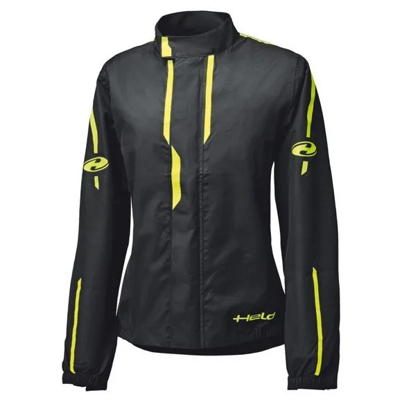 Veste de pluie Held RAINSTORM FEMME – Noir / Jaune Ref : ED0350