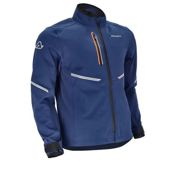 Veste enduro Acerbis X-DURO WATERPROOF 2024 – Bleu / Orange Ref : AE5423