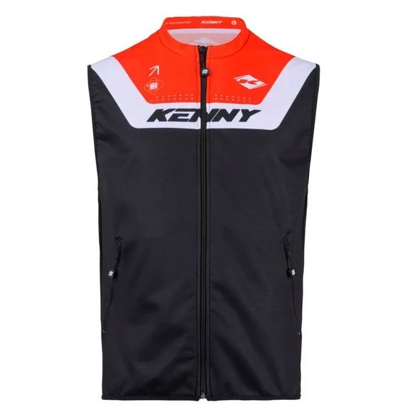 Veste enduro Kenny BODYWARMER GRAPHIC ÉTÉ 2025 – Orange Ref : KE2667