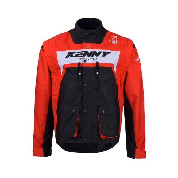 Veste enduro Kenny TRACK 2025 – Noir / Rouge Ref : KE2409